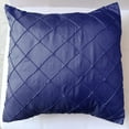 thumbnail image 2 of Pintuck Taffeta Decorative Throw Pillow/Sham Cushion Cover Navy, 2 of 3