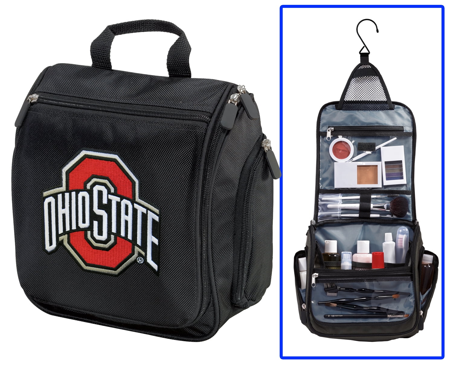 Broad Bay NCAA Ohio State University Duffel Bag OSU Buckeyes Gym Bags w/Shoe Pocket 