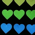 thumbnail image 3 of Pintura decorativa creativa de 200 piezas pegatinas de corazón fluorescente pegatinas estereo de pared estereo decoraciones de interior para habitación para niños, 3 of 3