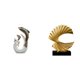 thumbnail image 1 of Estatua Abstracta De Delfín De Cerámica Con Olas, Escultura Moderna Del Océano Para Soporte De TV, Chimenea, Oficina, Sala De Estar, Mesa De Centro, Dormitorio, Decoración Del Hogar., 1 of 8