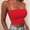 Red, variant on Outfmvch Womens Tops Tank Top for Women Fashion Women Casual Easy Sleeveless O-neck Solid Sports Tight Fitting Tops Corset Tops for Women Xs