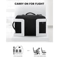 thumbnail image 2 of Mochila de viaje LOVEVOOK Carry on 50 L con puerto USB negra, 2 of 7