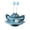 Blue, variant on YIFAEUX Cat Ball Track Toy Interactive Bee Shaped Cat Tower with Roller Ball Turntable Tumbler Cat Toy with Spring Pompom Ball for Indoor Cats