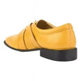 thumbnail image 3 of LIBERTYZENO Mens Dress Male Double Monk Strap Shoes, Mustard, 10, 3 of 7