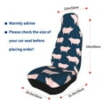 thumbnail image 4 of Sikiie Pig 1 Car Seat Protector 2 Pack Car Seat Cushion Mat, Car Seat Covers for SUV, Truck, Van, 4 of 7