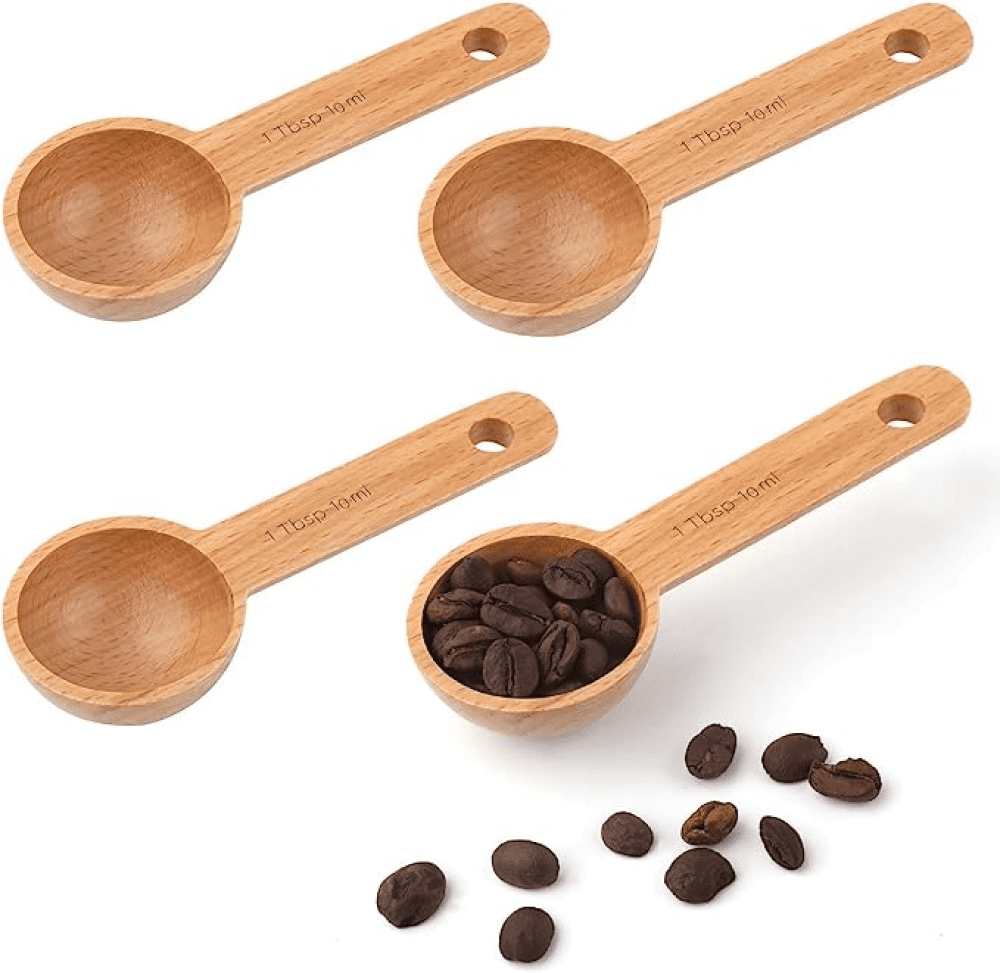 Lot De 3 Cuillères Doseuses à Café 2 En 1 - Dose Standard 10 G - Avec Tassoir Intégré - Pour Expresso Et Café - 3