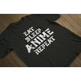 thumbnail image 3 of TeeStars - Eat Sleep Anime Repeat T-Shirt Small Blue, 3 of 6