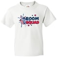 thumbnail image 3 of Inktastic 4th of July Boom Squad Blue and Red Fireworks Youth T-Shirt, 3 of 5