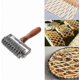 thumbnail image 4 of Stainless Steel Dough Lattice Top Cookie Pie Pizza Bread Pastry Crust Roller Cutter,wood Handle, 4 of 4