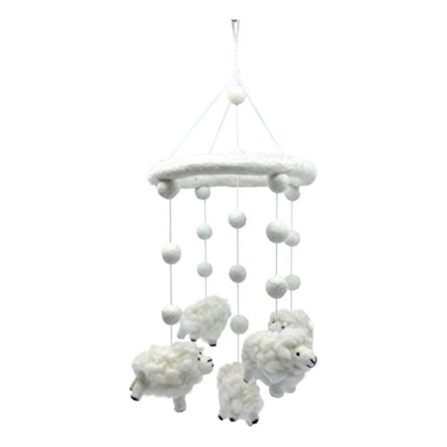 Lambs & ivy little sheep musical mobile hot sale