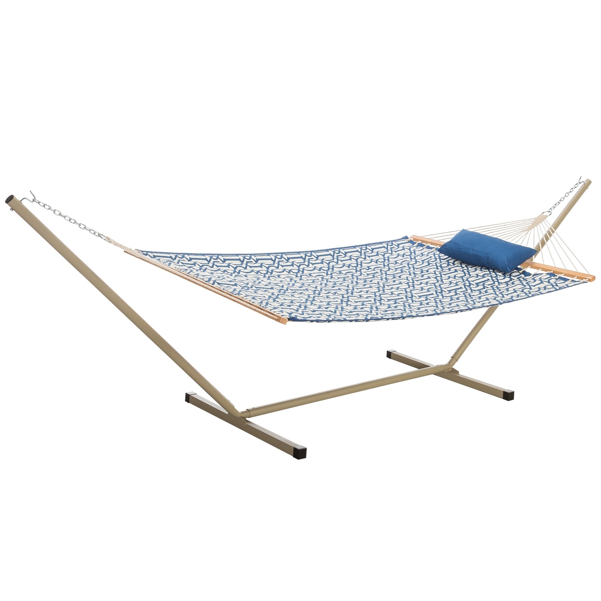 Castaway Hammocks Large Quilted Fabric Hammock with 12 Foot Portable