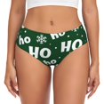 thumbnail image 1 of Fotbe Ho Ho Ho A Calzones Estampados para Mujer – Ropa Interior de Algodón, Cómoda, Suave y Elástica-X-Large, 1 of 6