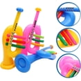 thumbnail image 2 of Yazoeia 3pcs Inflatable Musical Instrument Musical Instruments Balloons Inflatable Rock Band Instrument Saxaboom Disco Hip Hop Kids Trumpet Saxophone Trumpet Toys Piano PVC Portable CJC912-203948, 2 of 9
