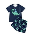thumbnail image 3 of Ensemble Garçon Imprimé T-Shirts à Manches Courtes Shorts Col Rond Garçons d'Été Garçons 6-7 Ans Vêtements, 3 of 3