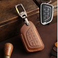 thumbnail image 1 of Car Key Fob Cover Case Protector For Cadillac CT5 CT4 Car Key Fob Cover Leather Retro Style Case Shell, 1 of 14