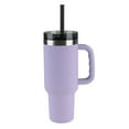 thumbnail image 4 of Ozark Trail 40 oz Vacuum-Insulated Stainless-Steel Tumbler with Handle, Purple, 4 of 11