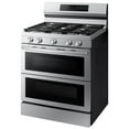 thumbnail image 2 of Samsung 6.0 cu. ft. Smart Freestanding Gas Range with Stainless Cooktop & Air Fry in Stainless Steel NX60A6751SS, 2 of 4