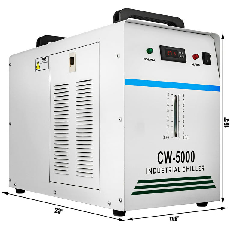 VEVOR 6L Water Chiller CW-5200 for 50W-150W CO2 Laser Tubes CO2 Laser  Engravers