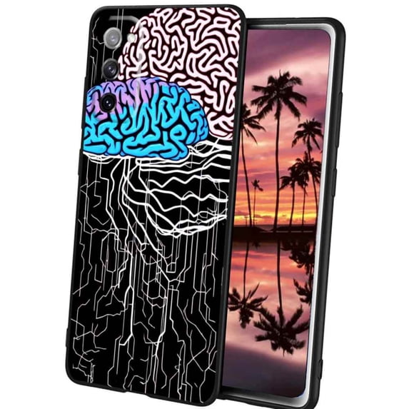 Compatible with Samsung Galaxy S20 FE Phone Case, Brain-Art-32 Case Men Women, Flexible Silicone Shockproof Case for Samsung Galaxy S20 FE