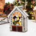 thumbnail image 3 of Casa Navidad Luces LED Paisaje de escritorio Figuras de invierno de interior Calendario de adviento de madera para sala de estar perfecl Casa de pueblo, 3 of 7