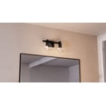 thumbnail image 3 of CIA8616MBK Quoizel Lighting Celina - 2 Light Bath Vanity-8.25 Inch Tall and 16 Inch Wide-Matte Black Finish, 3 of 4