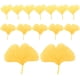 thumbnail image 1 of Simulación de 100pcs de hojas de ginkgo hojas falsas de ginkgo hojas de boda de ginkgo falsas decoración de la boda, 1 of 6