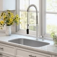 thumbnail image 2 of Commercial Brass Spring Pull Down Single Handle Kitchen Faucet, 2 of 6