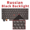 thumbnail image 1 of Clavier Original US/russe pour Lenovo Thinkpad X280 A285 X390 X395 L13 Yoga Ordinateur Portable Rétroéclairé RU Noir Rétroéclairé, 1 of 6