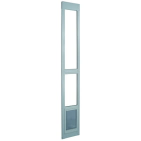 Ideal Modular Aluminum Patio Pet Door Mill Finish Extra Large For