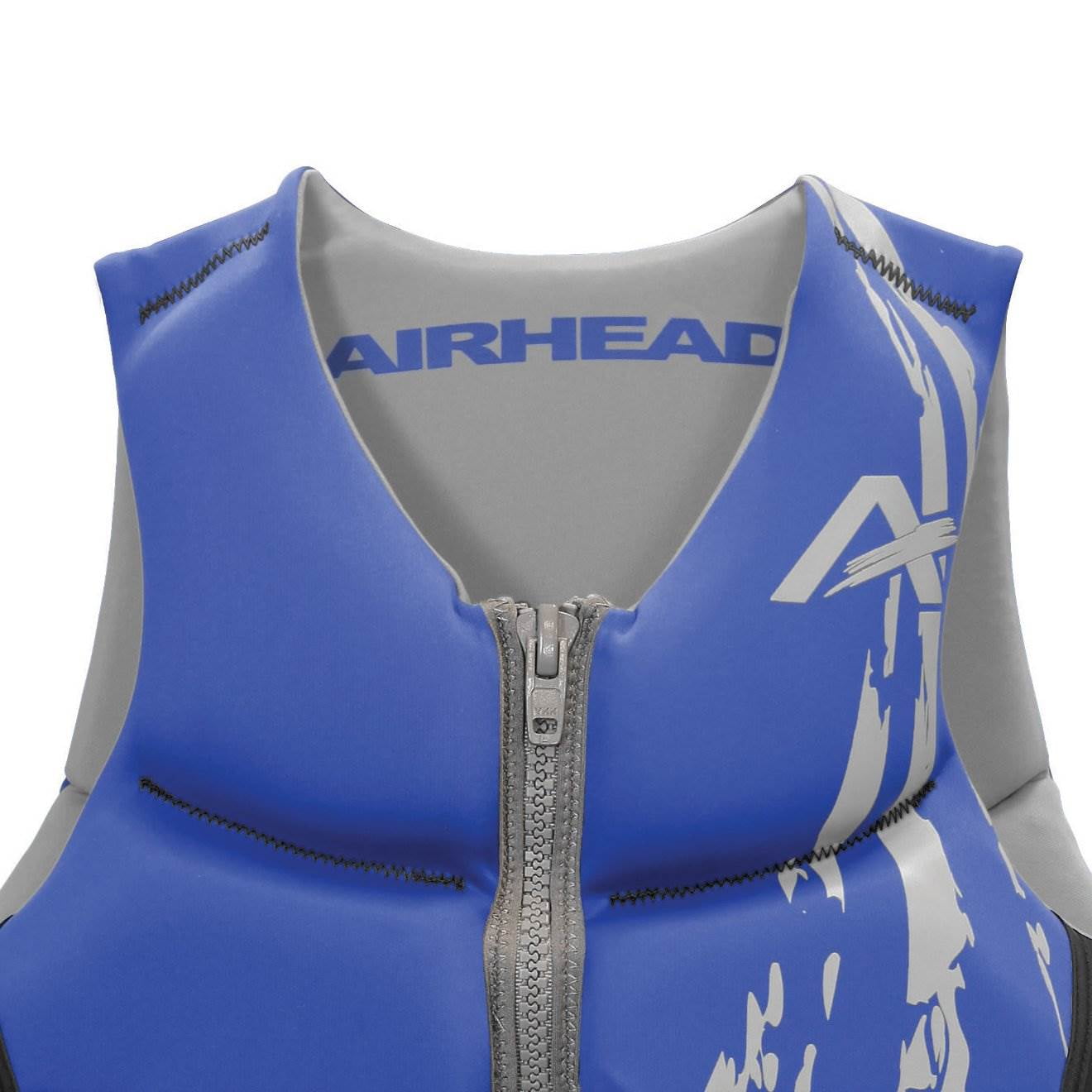 Airhead Swoosh Neolite 90+ Lb Blue Adult Small Life Vest Jacket 10076-08-B-BL