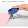 Paper Clinch Desktop StapleFree Stapler, Blue (31260)