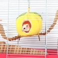 thumbnail image 1 of Cama para mascotas Casa de algodón Animal pequeño Colgando Nido Hamaca con forma de fruta (Amarillo) Ndcxsfigh Para estrenar, 1 of 6