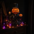 thumbnail image 6 of Halloween Decorations Lights Resin Pumpkin Table Decor Ornament Spooky Figurine for Home Halloween by PALIFEUR, 6 of 6
