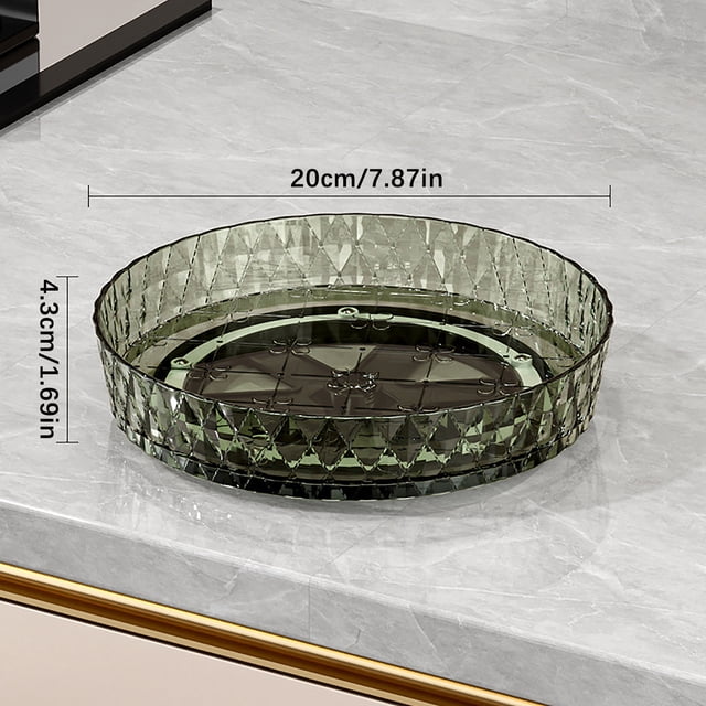Leodye Étagère Rotative Comptoir de Cuisine Rangement Multifonction, Rotation à 360°, Étagère de Rangement de Cuisine Robuste Plateau à Épices pour Garde-Manger Organisateur de Comptoir