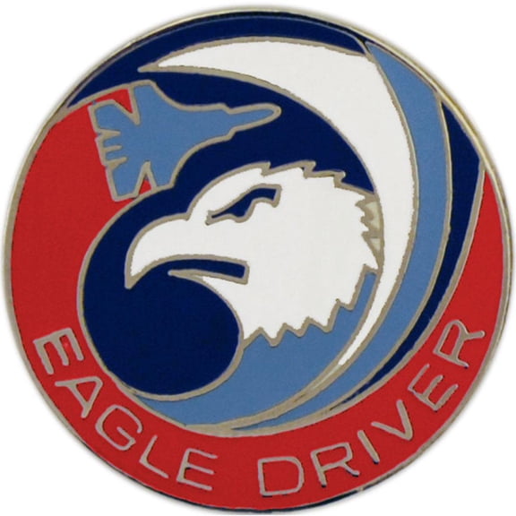 Eagle Emblems P14950 Pin - USAF, Eagle Driver - 1 in.