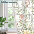 thumbnail image 4 of Yayeee Window Curtains Set of 2 for Living Room Light Filtering 63"x42", Colorful Wildflowers, 4 of 7