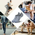 thumbnail image 4 of Mens No Show Socks, 8 Pairs Non Slip Ankle Socks for Men Low Cut Athletic Liner Sock for Loafer Flats Sneakers, 4 of 5