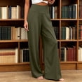 thumbnail image 5 of Gytharion Women's Wide Leg Yoga Pants Elastic High Waisted Fitness Pants Stretchy Loose Solid Color Sports Pants with Pockets, 5 of 5