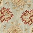 thumbnail image 6 of SAFAVIEH Antiquity Lorraine Floral Bordered Wool Area Rug, Grey Blue/Beige, 3'6" x 3'6" Round, 6 of 7