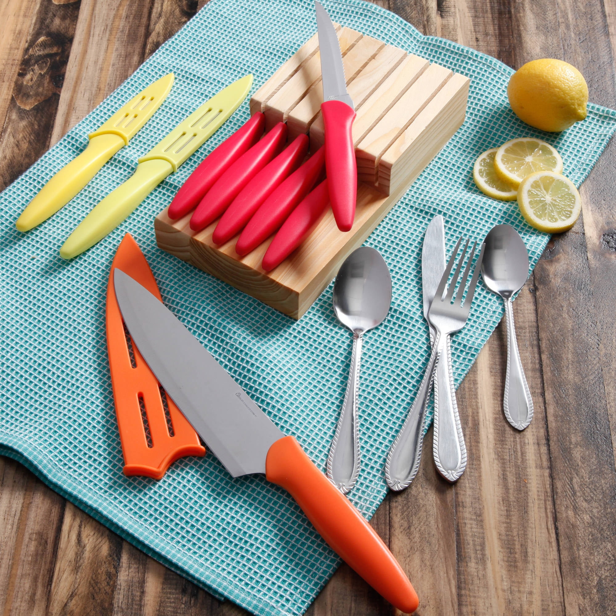Gibson Home Fairfield Plus 36 Piece Flatware Set Walmart