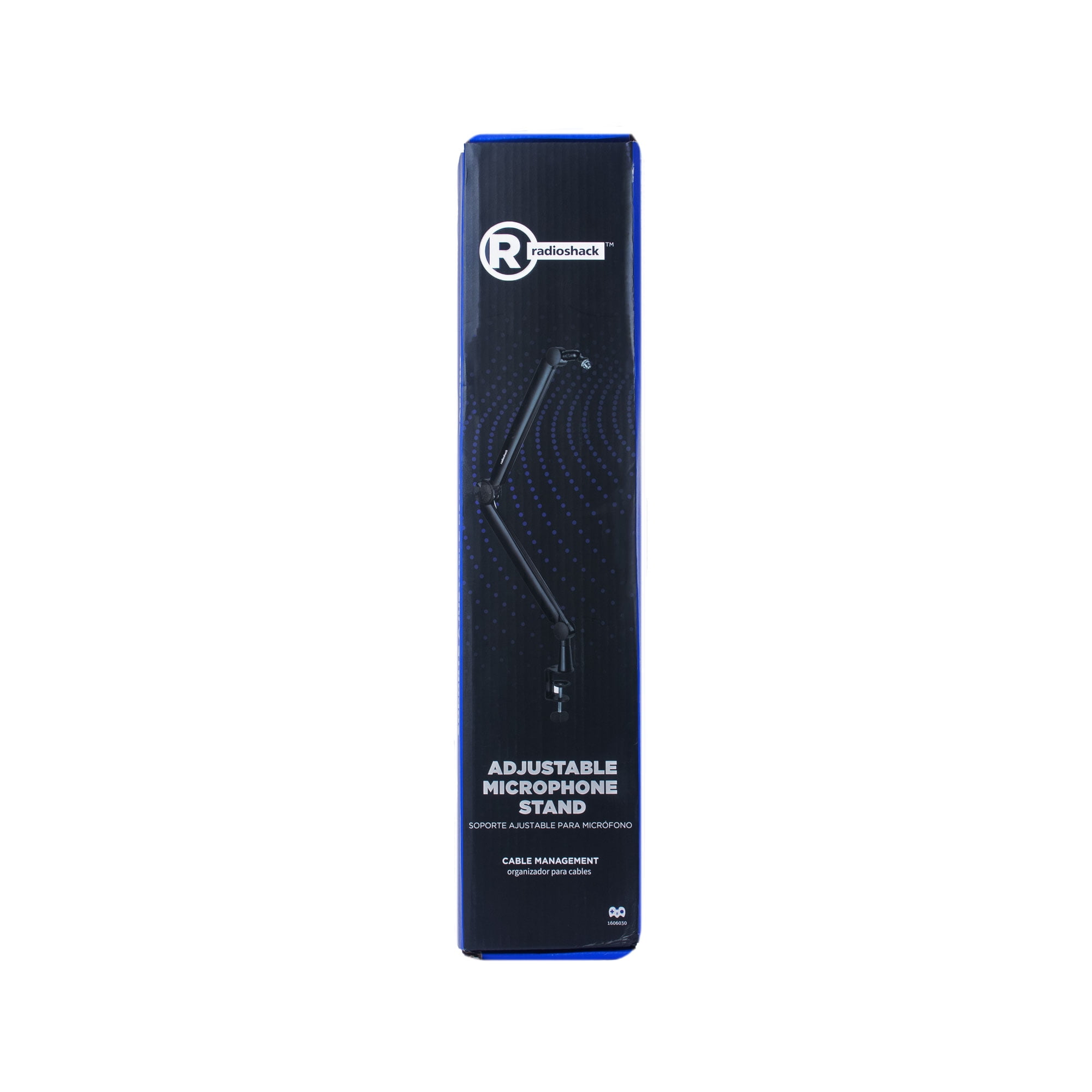 RadioShack Adjustable Microphone Stand – 135º Rotation, 180º Tilt, Shock Mount, Universal Fit, Durable Aluminum