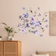 thumbnail image 5 of Pegatina de pared de flores, decoración del hogar, creativa, bricolaje, autoadhesiva, calcomanía de pared de acuarela, 5 of 9