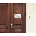 thumbnail image 4 of Darware Meeting in Progress / Do Not Disturb Wood Sign (White), Reversible Home and Office Meeting Door Hanger, 4 of 7