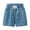 A-Navy314, variant on XUELUO Little Girls Sports Plain Drawstring Elastic Waist Knitted Shorts Summer Outdoor Activities Casual Breathable Mini Shorts
