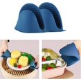 thumbnail image 3 of Pinzas para platos calientes, microondas (4 piezas) Pinzas para horno de acero inoxidable resistentes al calor Pinzas antideslizantes para cuencos para sacar platos de ollas calientes..., 3 of 3