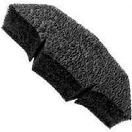 Lomanco LPLUG End Plug, For Use with VUR Ridge Vents, High Density Foam, Black per 24 EA