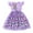 Z47-Purple, variant on Rovga Girls' Dresses Toddler Fly Sleeve Dress Dance Party Dresses Spring And Summer Simple Style Clothes 5-6 Years