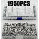 thumbnail image 1 of 970Pcs Copper Connecting Pipe Wire Joint Small Copper Tube Terminal Cable Lug Bootlace Ferrule Kit With Heat Shrink Tube Plier, 1 of 5