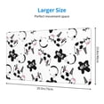 thumbnail image 2 of Rateoe Cute Cow and Milk Stains Print Mouse Pad - Extended Large Gaming Mousepad,Non-Slip Stitched Edge,16x29.5 Inch, 2 of 8