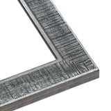 40x18 Frame Silver Black Rustic Sonoma Solid Wood Picture Frame | 1.5 ...